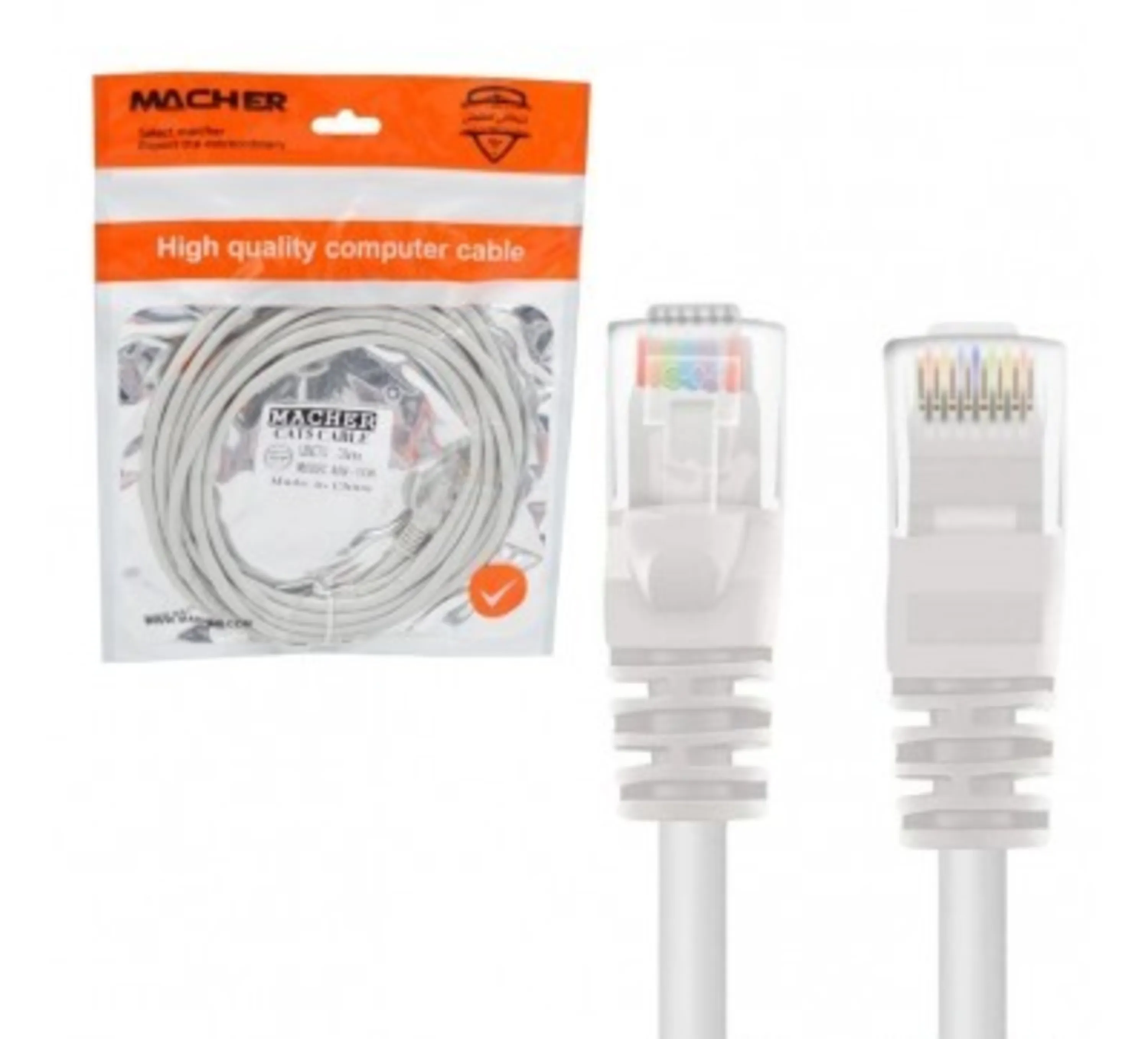 کابل شبکه LAN CAT5 مچر 3 متری مدل KT-020256|MR-108